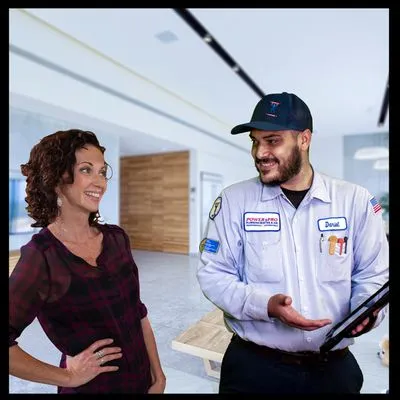 Power Pro Plumbing Heating & Air Logo