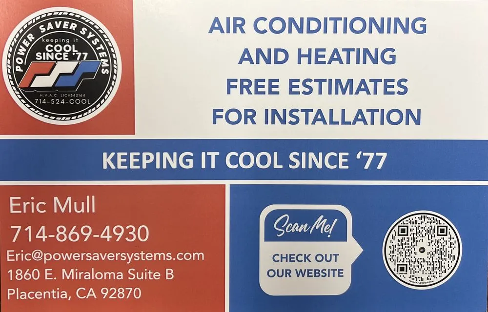 Slide of Power Saver Systems Air Conditioning & Heating