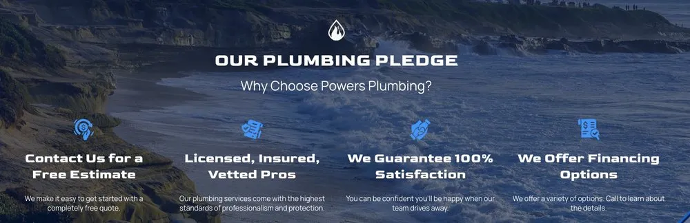 Slide of Powers Plumbing