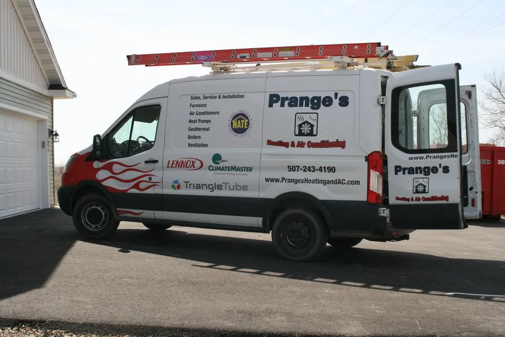 Slide of Prange's Heating & Air Conditioning