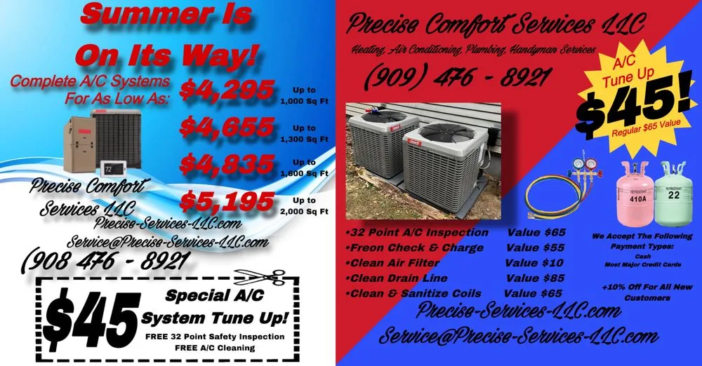 Slide of Precise Comfort Services