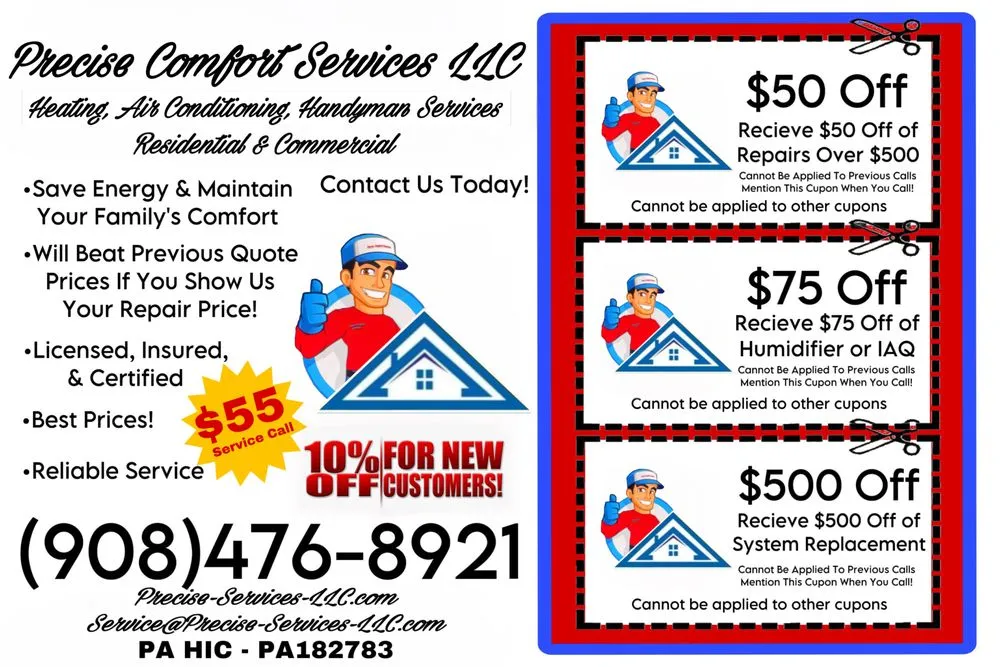 Slide of Precise Comfort Services