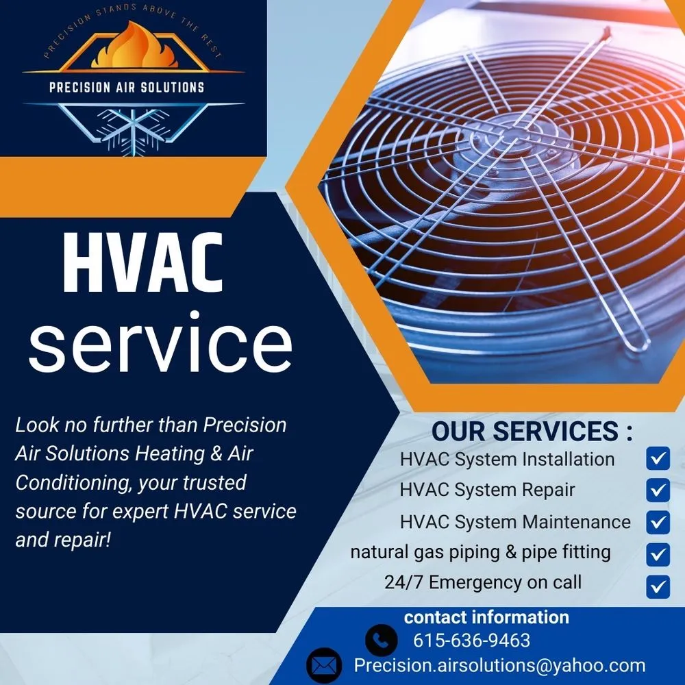 Professional heating repair in Mt. Juliet, TN by Precision Air Solutions