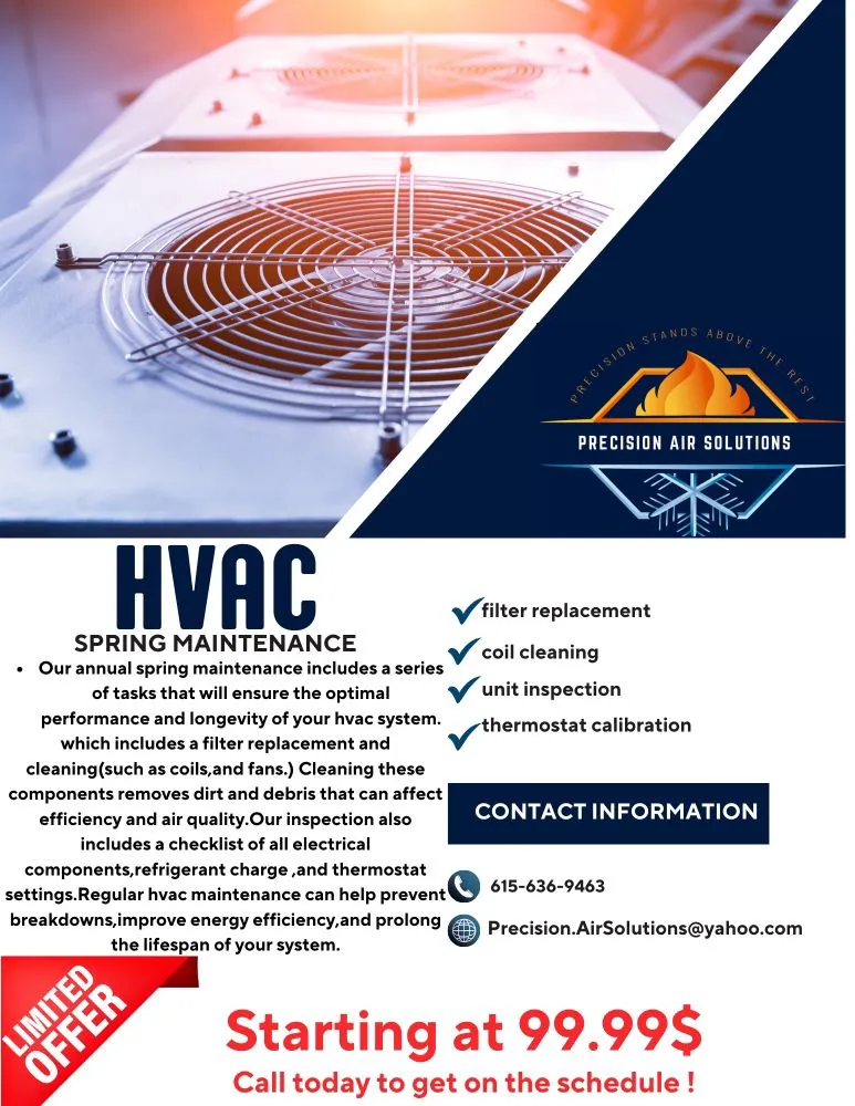 Trusted AC repair for residential systems across Mt. Juliet, TN - Precision Air Solutions