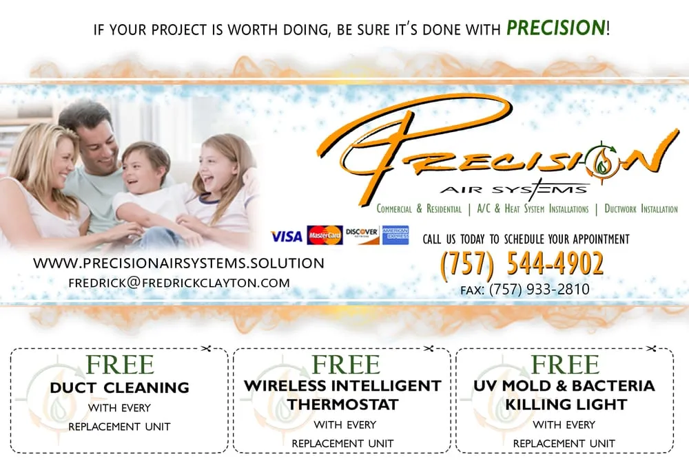 Slide of Precision Air Systems