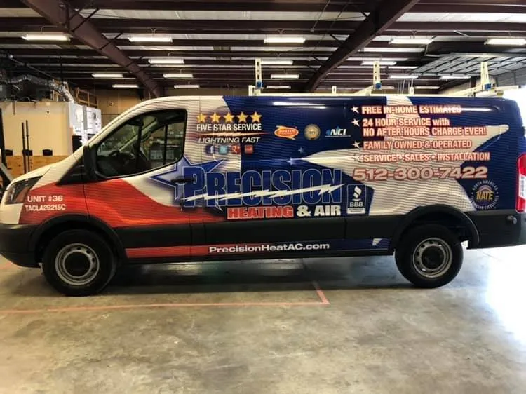 Slide of Precision Heating & Air