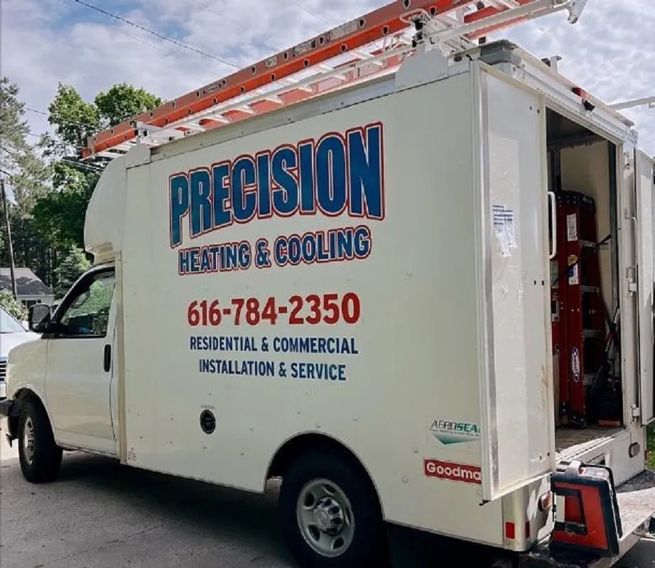 Slide of Precision Heating & Cooling