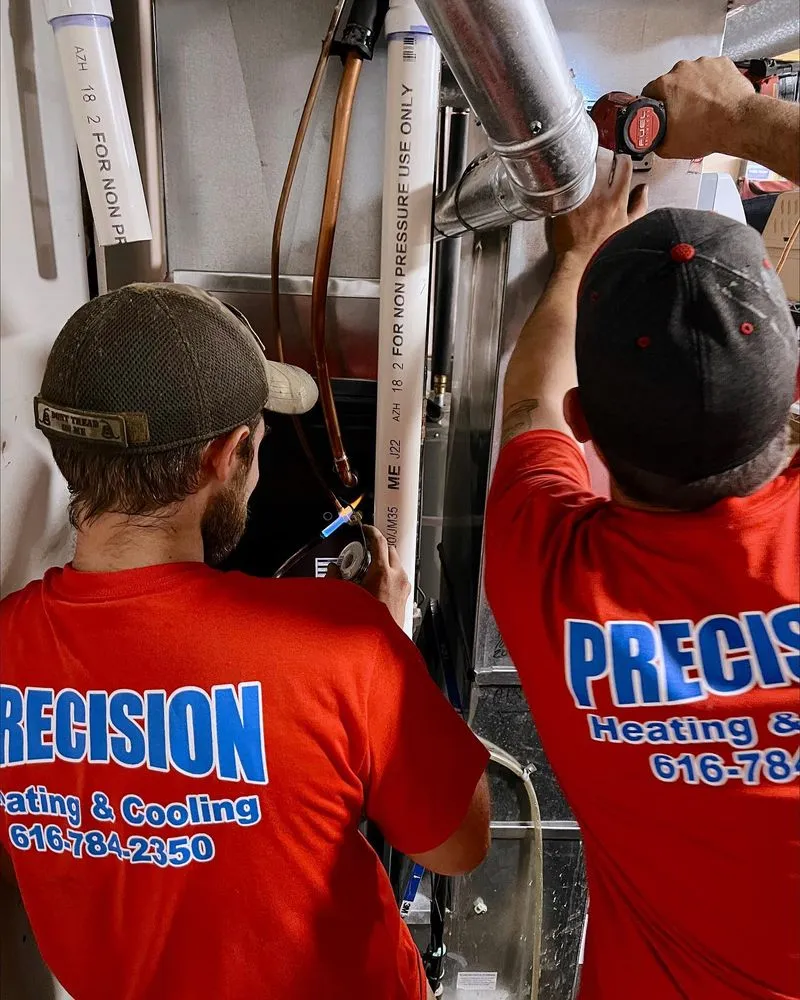 Slide of Precision Heating & Cooling