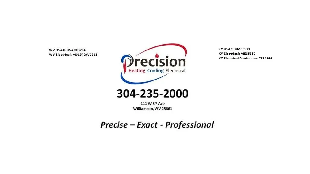 Slide of Precision Heating, Cooling, and Electrical