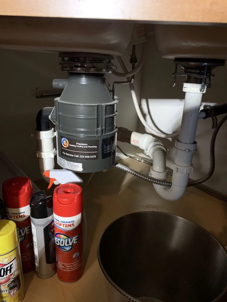 Slide of Precision heating cooling and plumbing