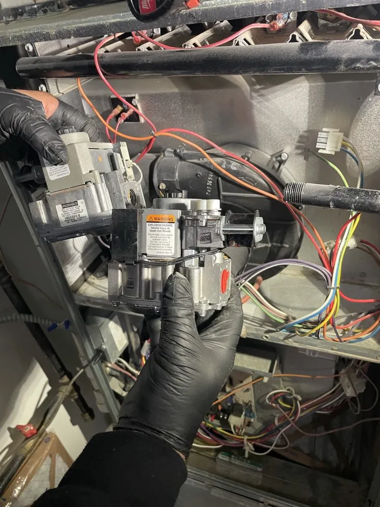 Slide of Precision heating cooling and plumbing