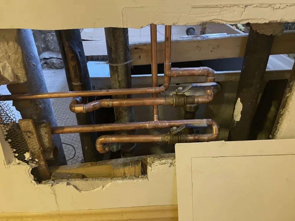 Slide of Precision heating cooling and plumbing