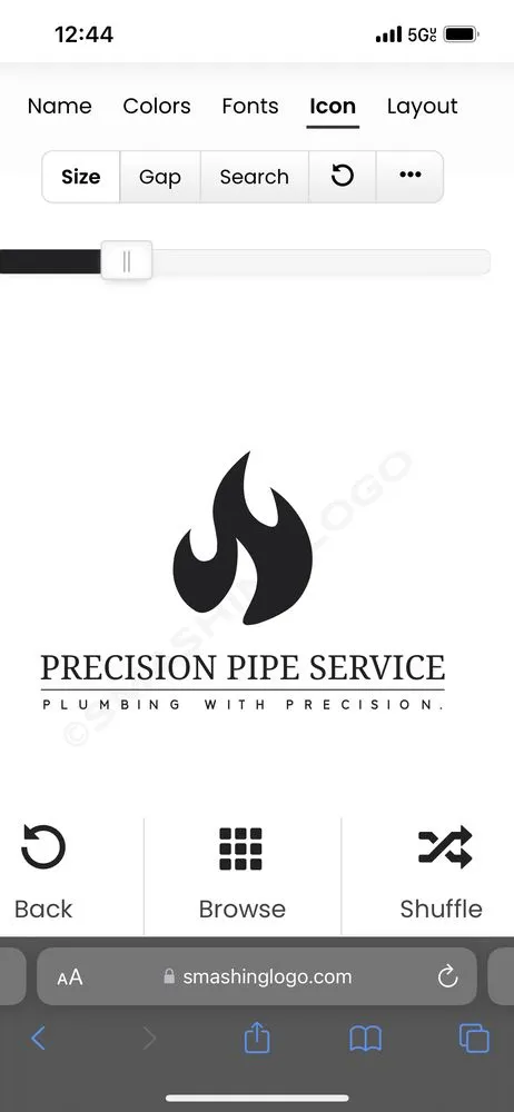 Slide of Precision Pipe Service