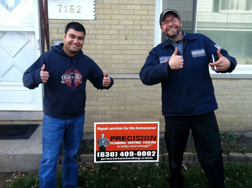 Slide of Precision Today Plumbing Heating Cooling Electrical