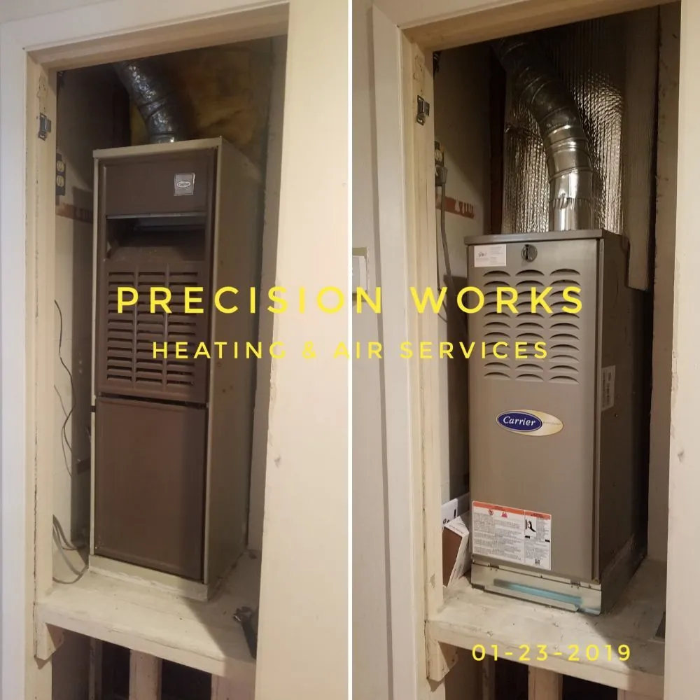 Slide of Precision Works Air Conditioning & Heating