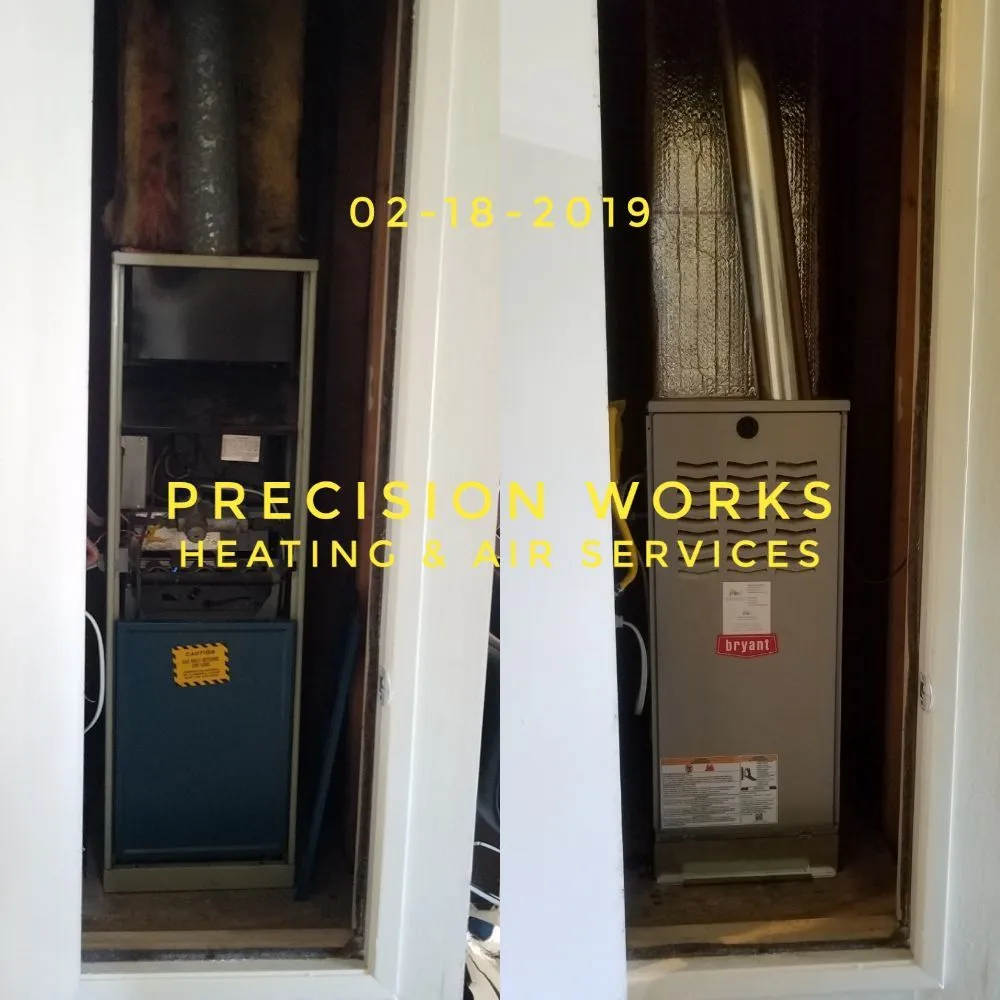 Slide of Precision Works Air Conditioning & Heating