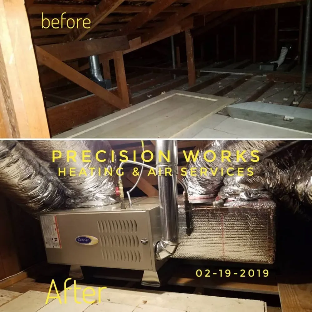 Slide of Precision Works Air Conditioning & Heating