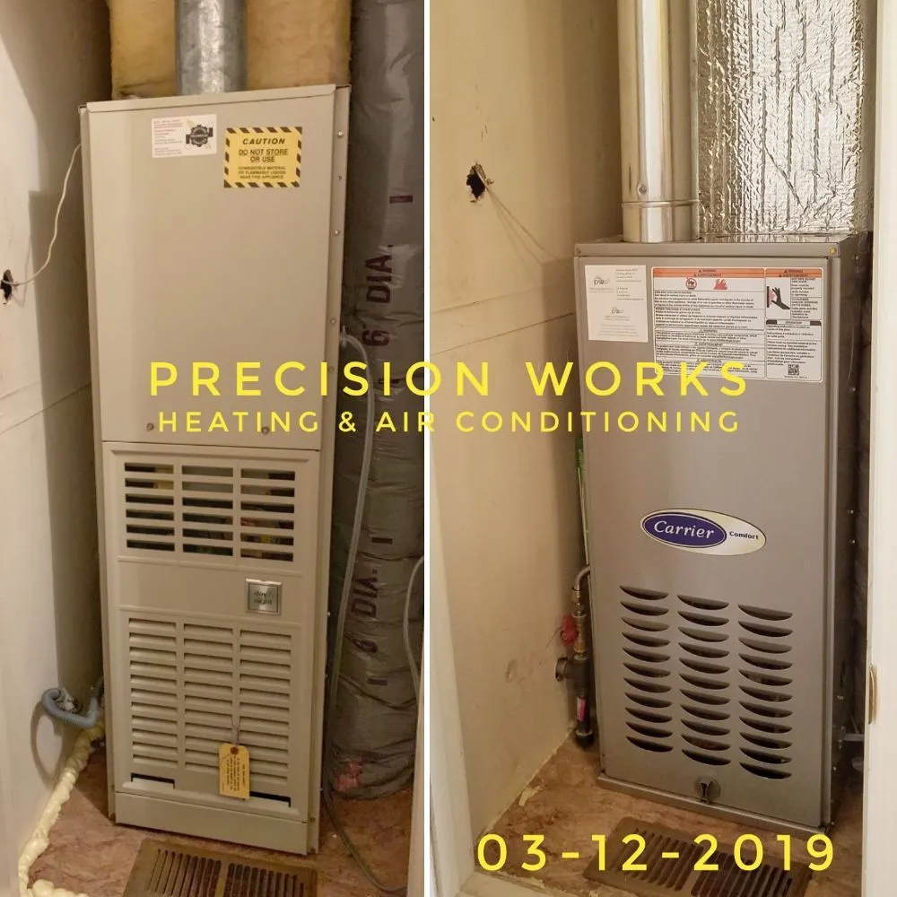 Slide of Precision Works Air Conditioning & Heating