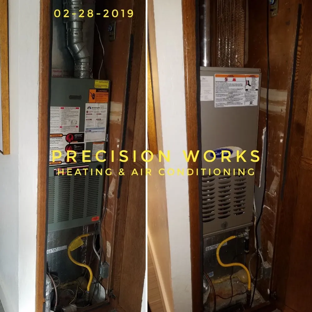 Slide of Precision Works Air Conditioning & Heating