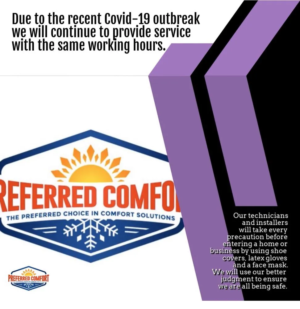Slide of Preferred Comfort Heating & Cooling