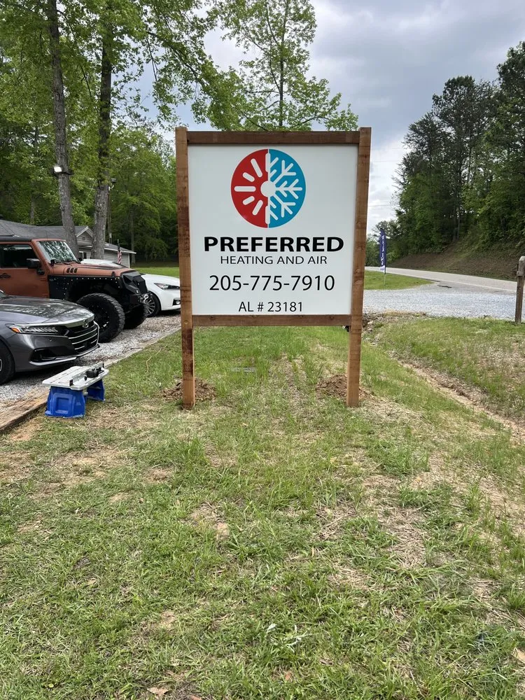 Slide of Preferred Heating and Air