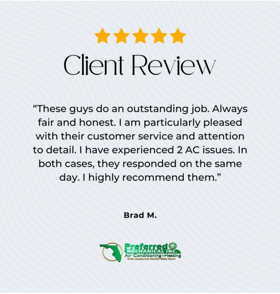 Slide of Preferred Mechanical Air Conditioning