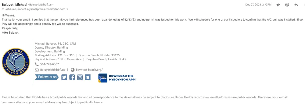 Slide of Premier Comfort Services