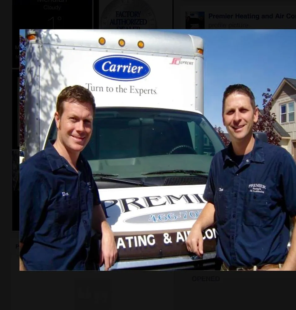 Slide of Premier Heating & Air