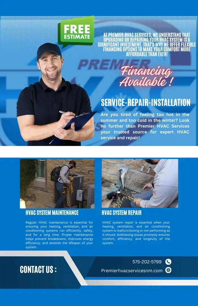Slide of Premier HVAC Services