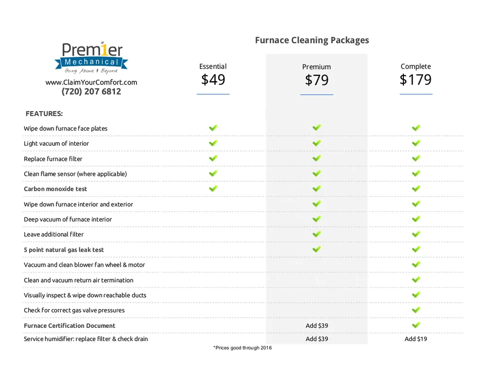 Slide of Premier Mechanical