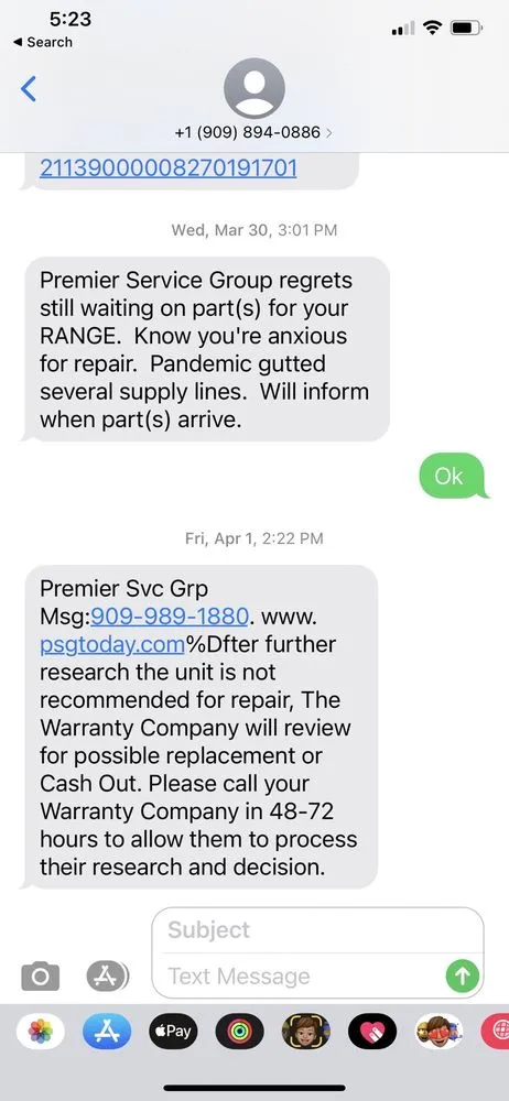 Slide of Premier Service Group