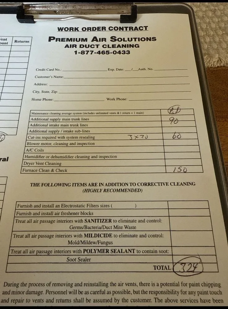 Slide of Premium Air Solutions