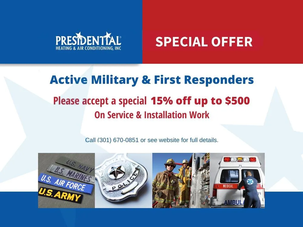 Slide of Presidential Heating & Air Conditioning