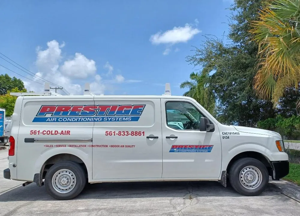 Slide of Prestige Air Conditioning Systems