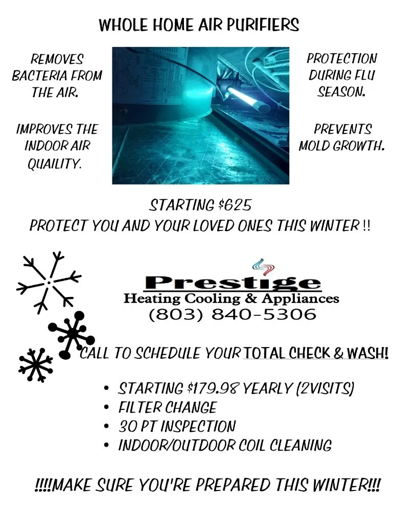 Slide of Prestige Heating Cooling and Appliances