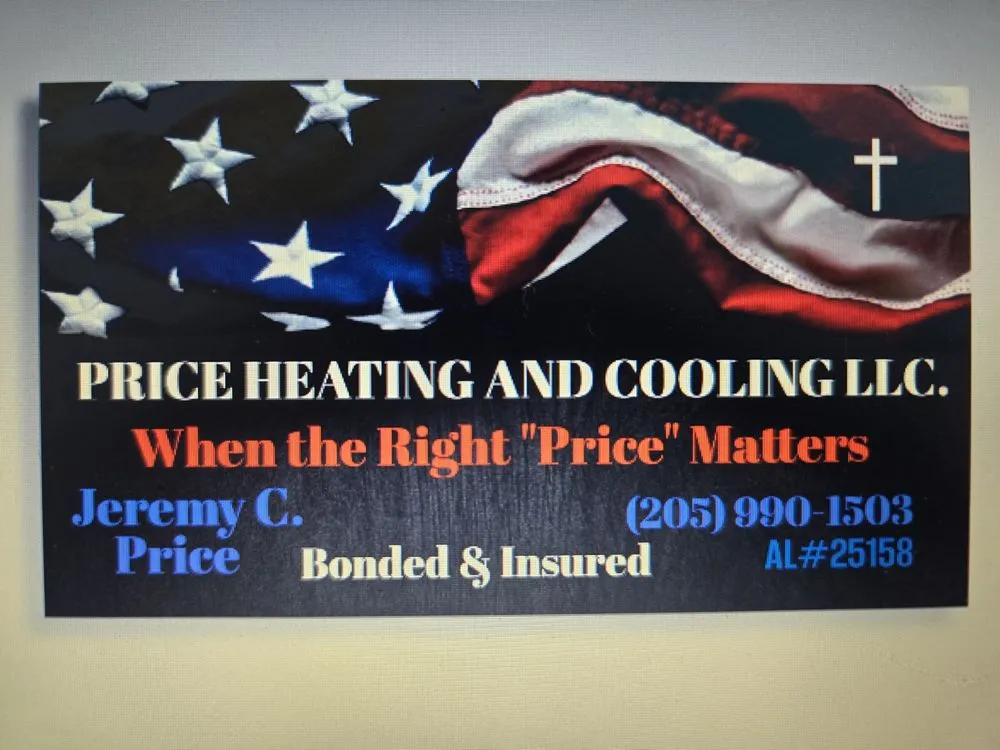 Slide of Price Heating and Cooling llc