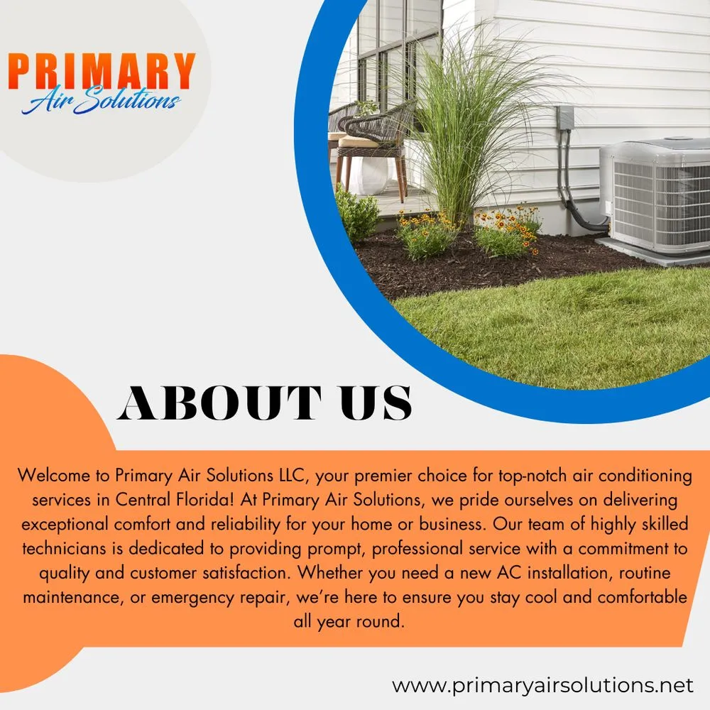 Slide of Primary Air Solutions of Central Florida