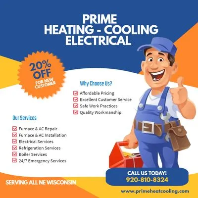 Prime Heating & Cooling Logo