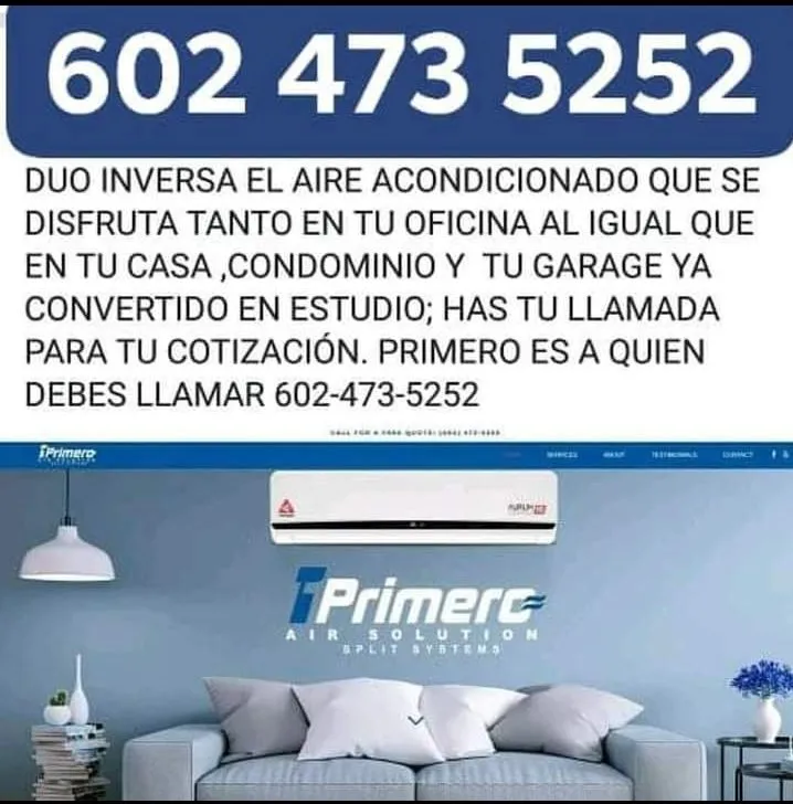 Slide of Primero Air Solution