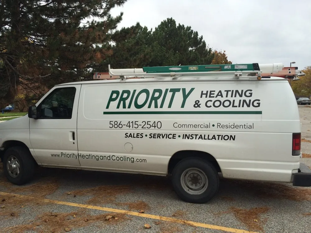 Slide of Priority Heating & Cooling