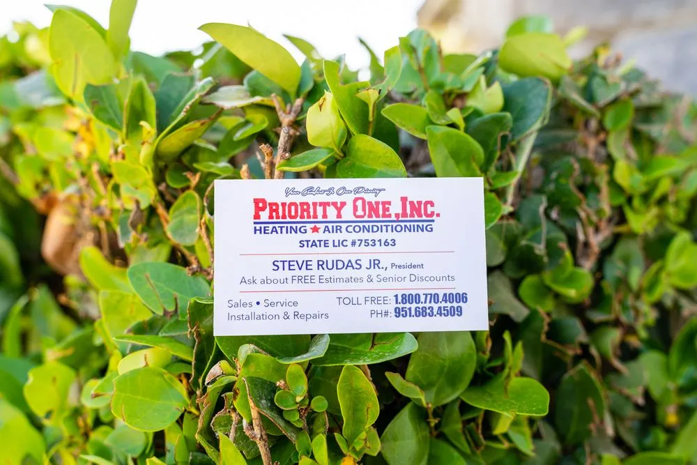 Slide of Priority One Heating and Air Conditioning