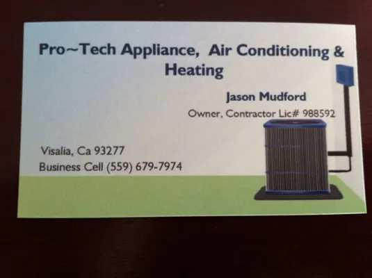 Pro-Tech Appliance & Air Conditioning Logo