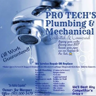 Pro Tech’s Plumbing & Mechanical Logo