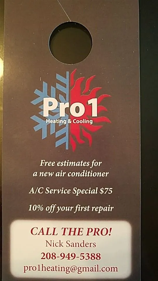 Slide of Pro1 Heating and Cooling