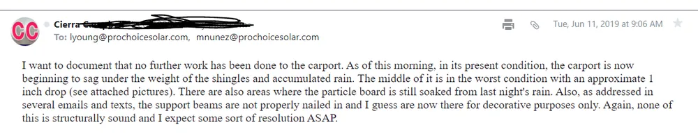 Slide of ProChoice Solar & Construction