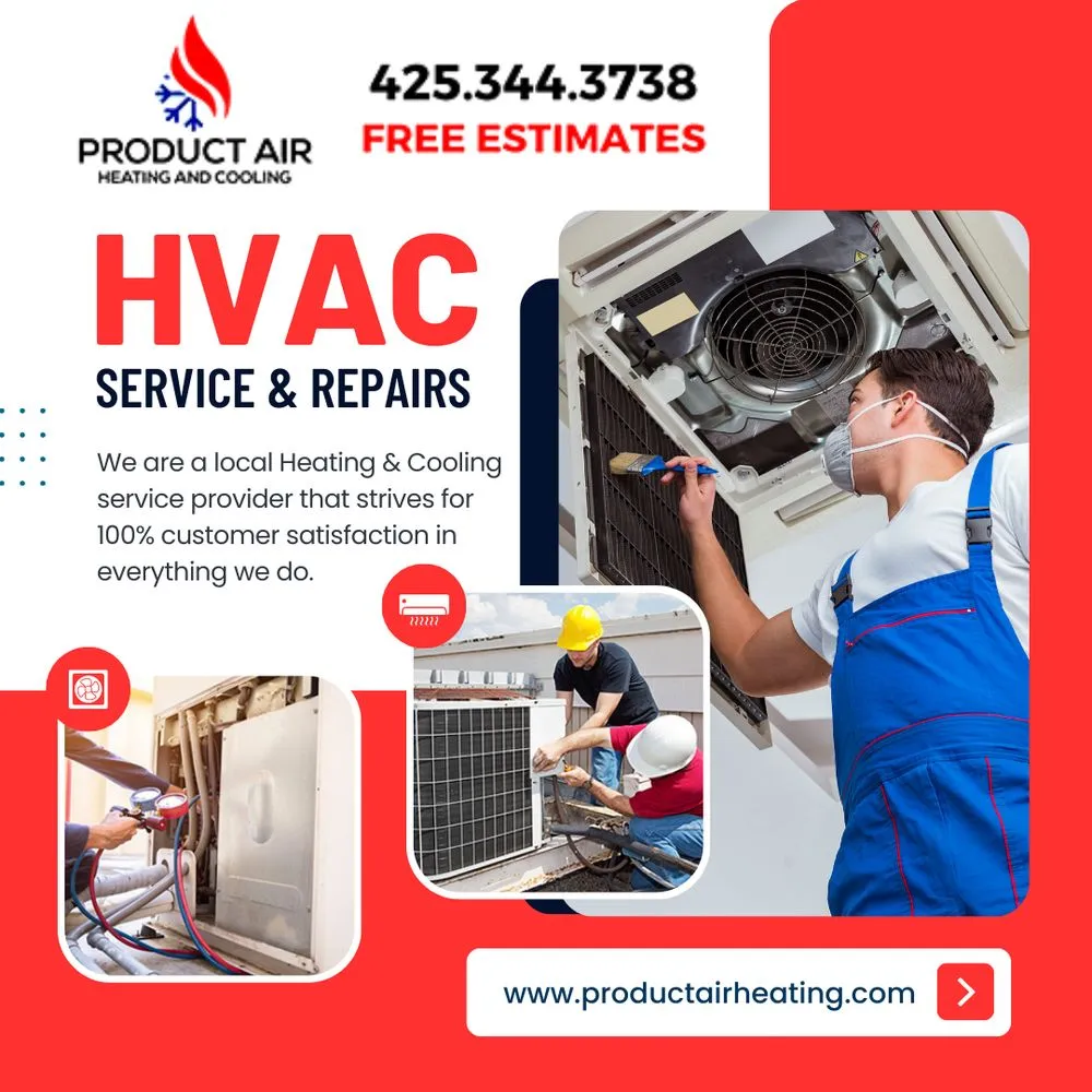 Slide of Product Air Heating Cooling and Electric