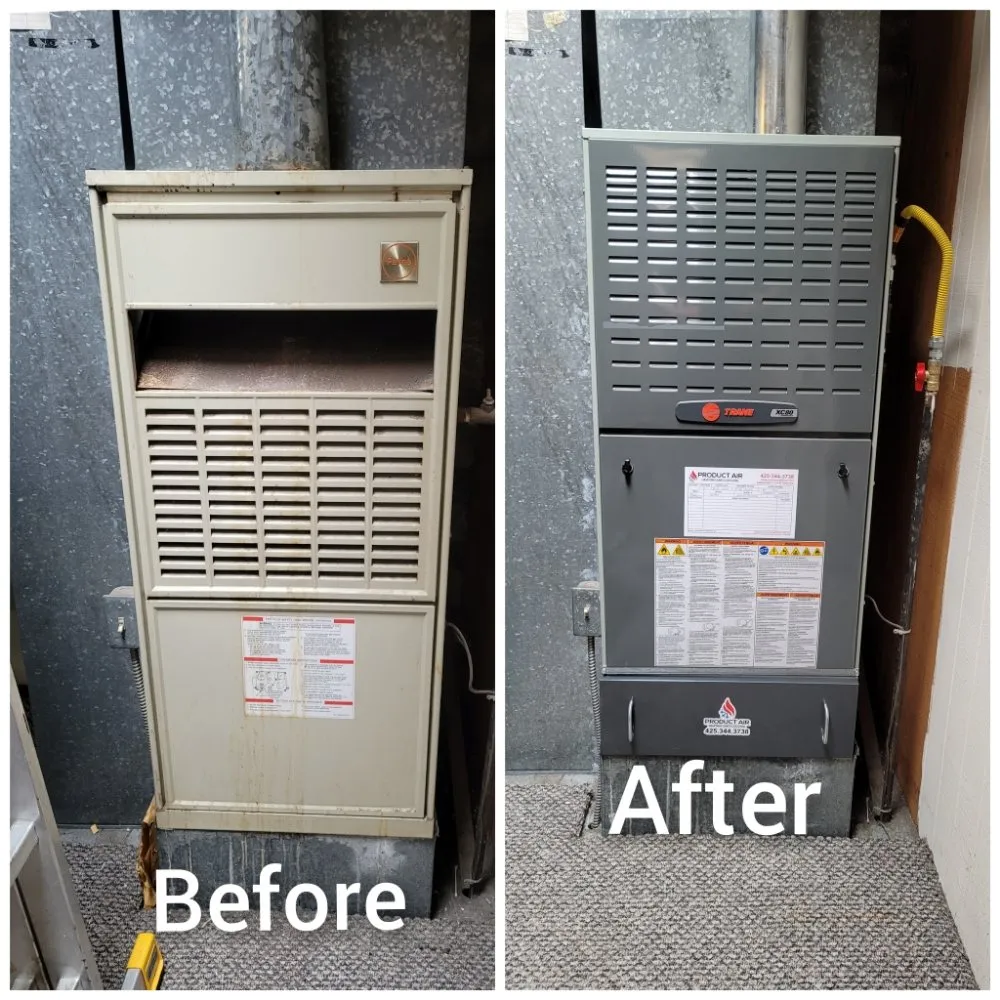 Slide of Product Air Heating Cooling and Electric