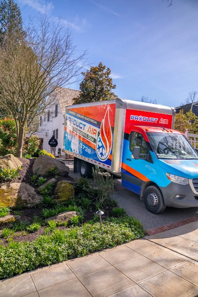 Slide of Product Air Heating Cooling and Electric