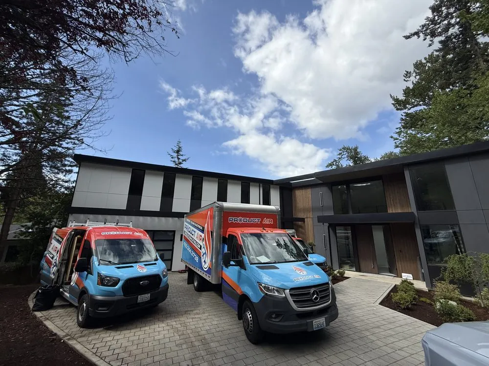 Slide of Product Air Heating Cooling and Electric