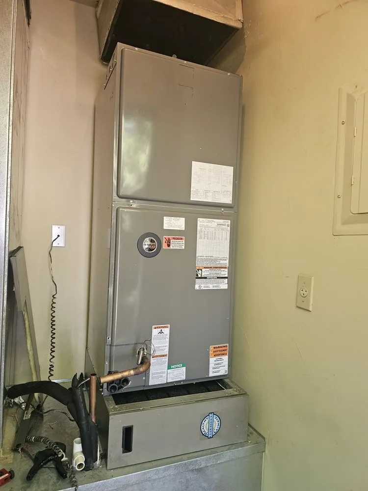 Slide of Professional Air Conditioning Technician